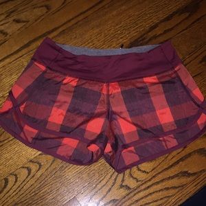 Lululemon speed shorts